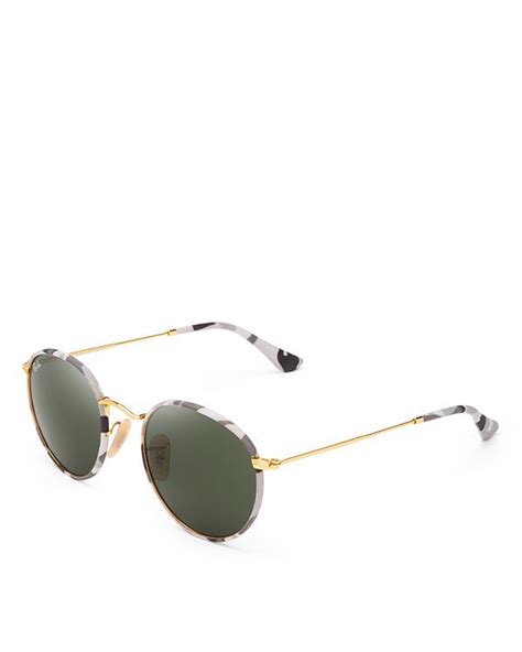 ray bans sunglasses round camouflage